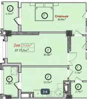 Продается 2 комнатная квартира ПСО. ЖК Немецкий квартал - фото 6