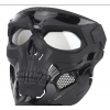 Маска мотоциклиста череп.  Маска маскарадная череп.  Маска для игры в пейнтбол. - фото 2